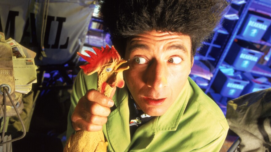 Beakman, played by performance artist Paul Zaloom, was on TV in the U.S. 20 years ago, but is still beloved in Latin America, where it plays in reruns.