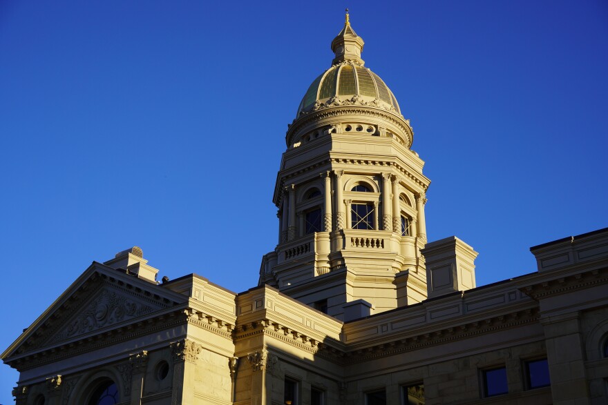 The Wyoming State Capitol Building in Cheyenne.