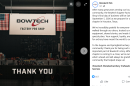 Bowtech announced its relocation in an Aug. 4, 2026 Facebook post.