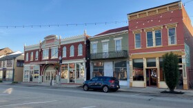 Walnut Street in Lawrenceburg, Indiana.