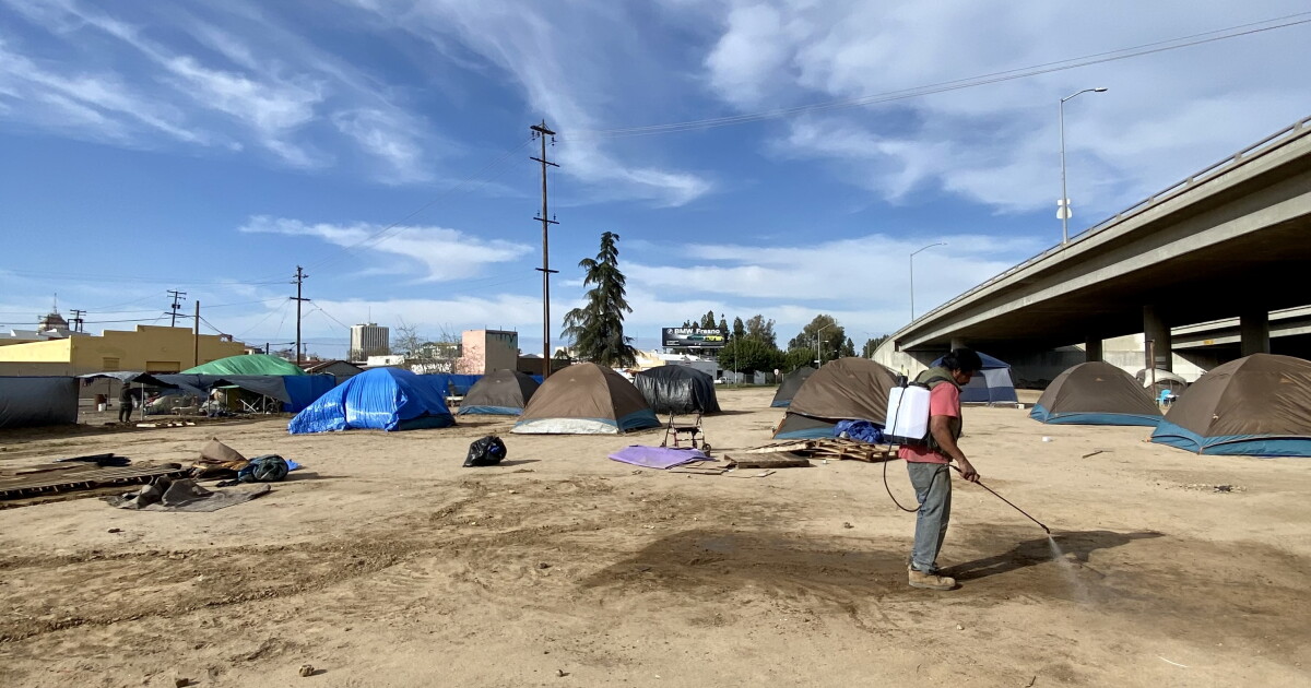 Fresno Homeless Encampment Grows After Highway Displacement; City To ...