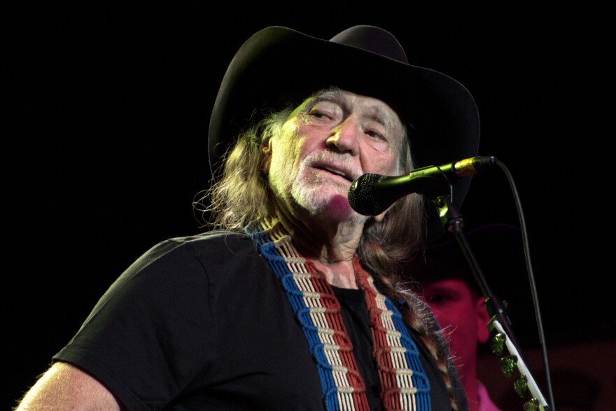 Willie Nelson onstage in 2009.
