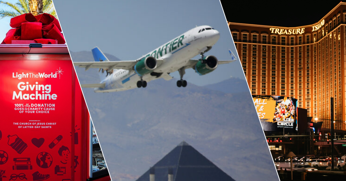 Las Vegas Airport delays continue, Treasure Island show rumors debunked, and Giving Machines return