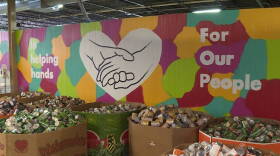 The St. Vincent De Paul Food Pantry provides only a small percentage of relief for families in Indianapolis compared to SNAP.