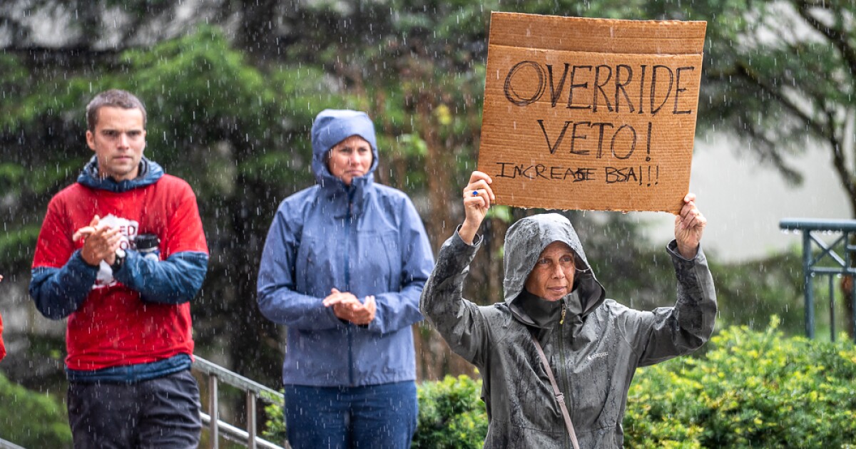 Alaska lawmakers override Dunleavy’s education funding veto Alaska lawmakers override Dunleavy’s education funding veto