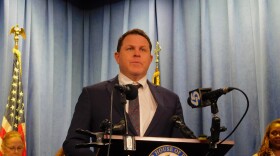 House Appropriations Chair Ben Barnes speaks at a House leadership press conference on Tuesday, Feb. 24, 2026 in the Lowe House Building in Annapolis, Md.