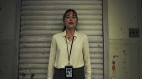 Film still of Maika Monroe as Lee Harker in Longlegs (2024).