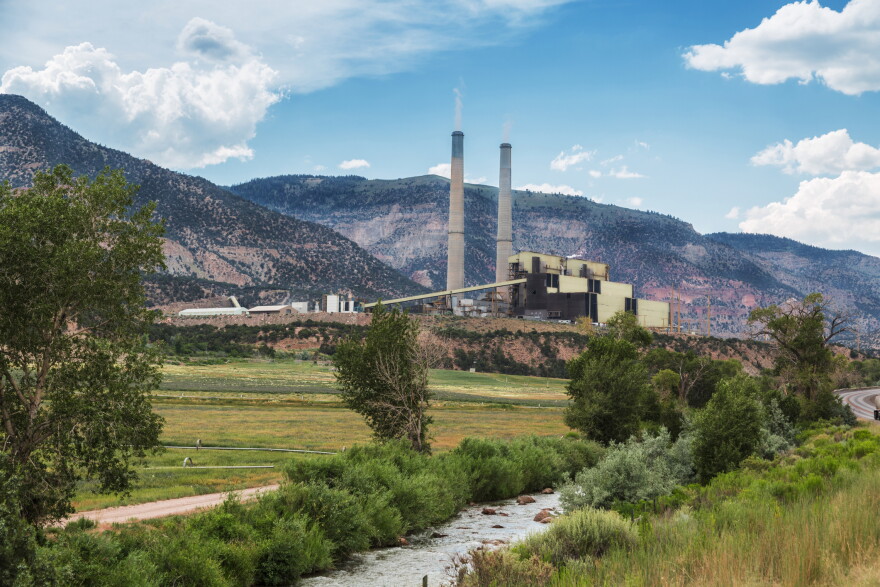Coal Burning Power Plant in Central Utah