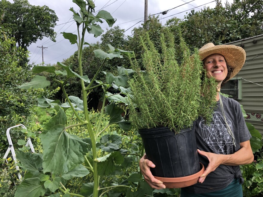 Prolific gardener Jaclyn Weber celebrates plants in her "yarden."