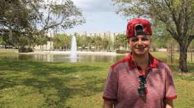 Amanda Grau spent three hours trapped inside the bathroom with Omar Mateen before she came to Orlando Regional Medical Center. (Photo by Abe Aboraya, WMFE)
