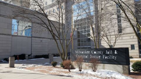 The Milwaukee County Jail, located at 949 N. 9th Street in downtown Milwaukee.