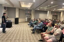 Chadwick Gales, of Chestnut Ridge Paranormal, speaks Sept. 26 during the Wintergreen Resort's Blue Ridge Bigfoot Fest.