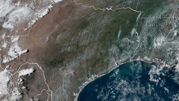 Spotty clouds were common over South Texas on March 30, 2026