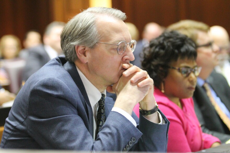 Rep. Matt Pierce (D-Bloomington) says he has a "very strong, philosophical opposition to revenue sharing with private companies out of criminal penalties or criminal fines."