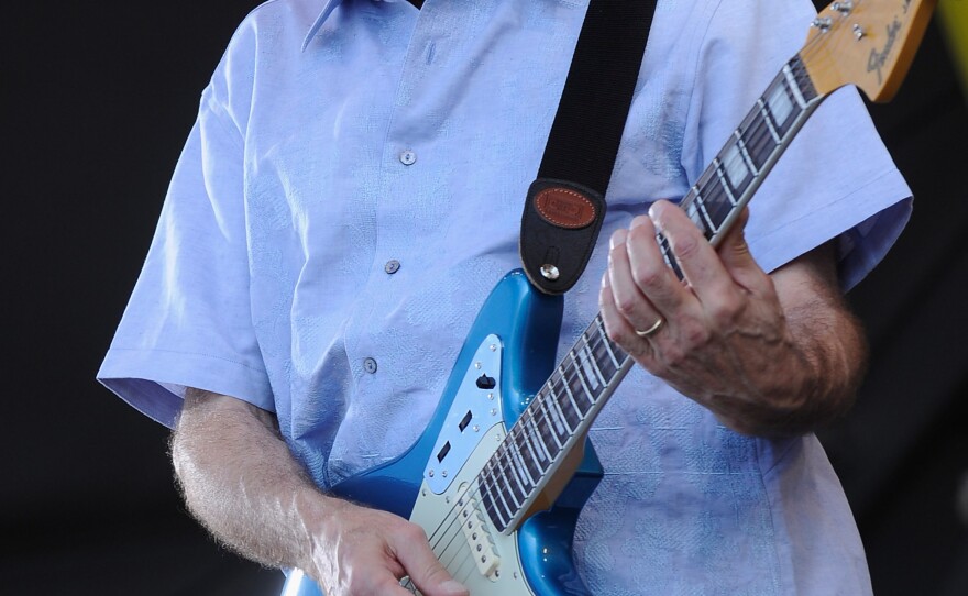 NEW ORLEANS, LA - APRIL 27: David Marks of The Beach Boys perform during he 2012 New Orleans Jazz & Heritage Festival Presented by Shell at the Fair Grounds Race Course on April 27, 2012 in New Orleans, Louisiana. (Photo by Rick Diamond/Getty Images)
