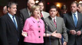 Senate Minority Leader Christine Radogno leads her caucus in berating the lack of an operating budget less than a week before a new fiscal year. “There is a lack of clarity, a lack of leadership, in terms of what is going on."