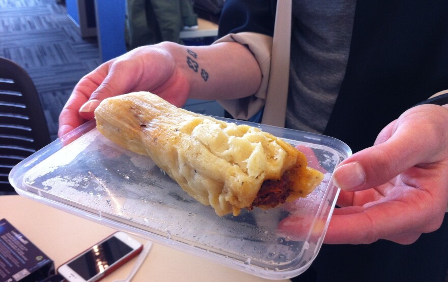 A naked tamale.