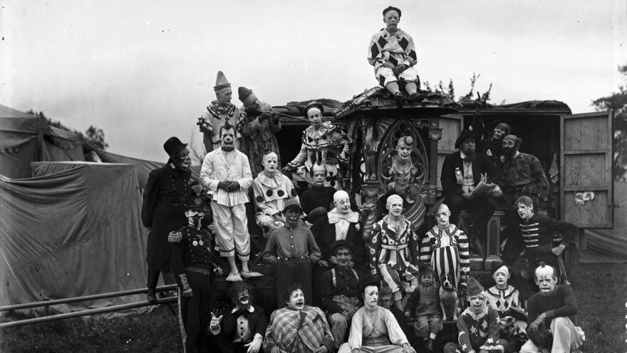 Clowns in the early 20th century