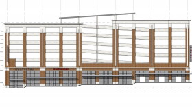 The city says the parking garage will include commercial retail space on the ground floor as part of a city ordinance.