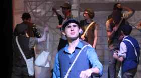 Cole Edwards as Jack Kelly in 'Newsies'