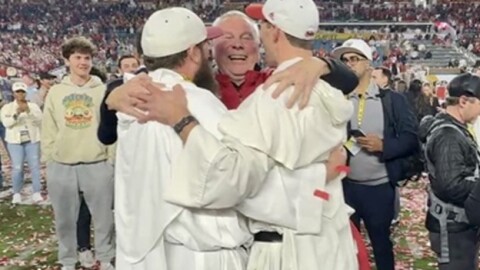 Snap shots on the field of IU in the National Championship game at Hard Rock stadium.