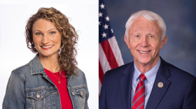 Democrat Callie Barr will take on incumbent Republican Rep. Jack Bergman in Michigan’s First Congressional District race in the November general election. (Collage by WCMU's Jack Ecker)