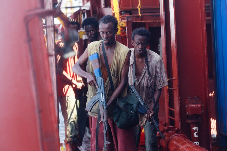 Greengrass says it was important to him to find young Somali actors to play the part of the pirates. He held auditions in Minneapolis -- where there is a large Somali community -- and hundreds of actors showed up.