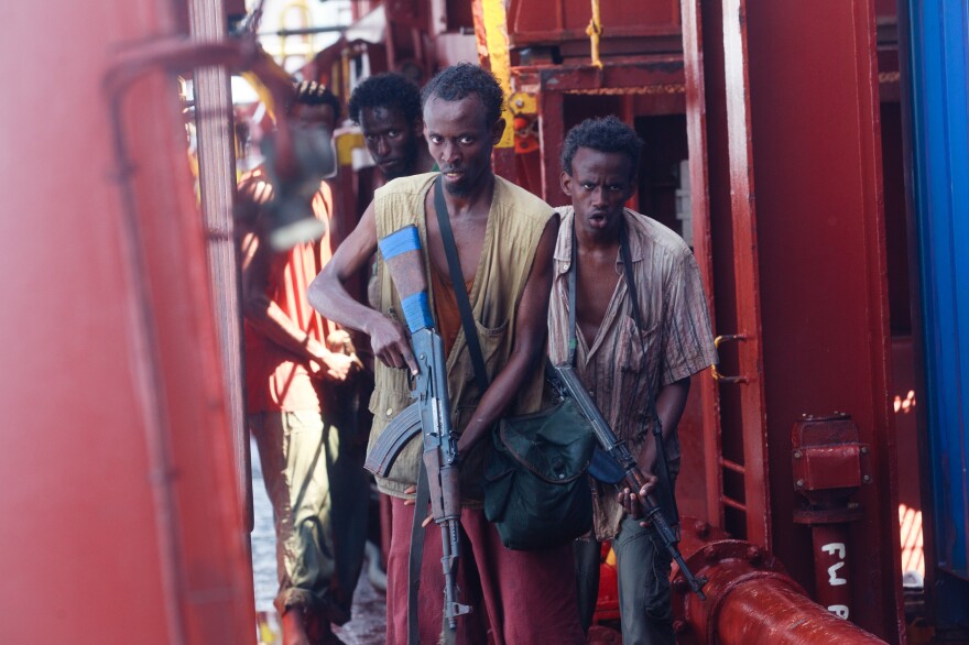 Greengrass says it was important to him to find young Somali actors to play the part of the pirates. He held auditions in Minneapolis -- where there is a large Somali community -- and hundreds of actors showed up.