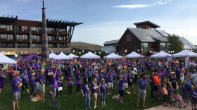 Hundreds gathered at Kimball Junction for the 2017 Walk to End Alzheimer's.