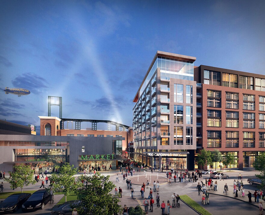 The possible expansion of Ballpark Village would include a mix of retail, entertainment office and residential space.