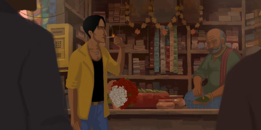Gitanjali Rao's hand-painted animated feature <em>Bombay Rose</em> follows several characters through the streets of Mumbai.