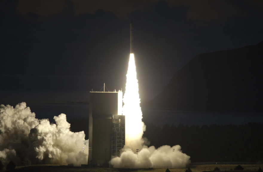 A federal government-sponsored tactical satellite lifts off from the Pacific Spaceport ComplexKodiak, operated by the Alaska Aerospace Corporation.