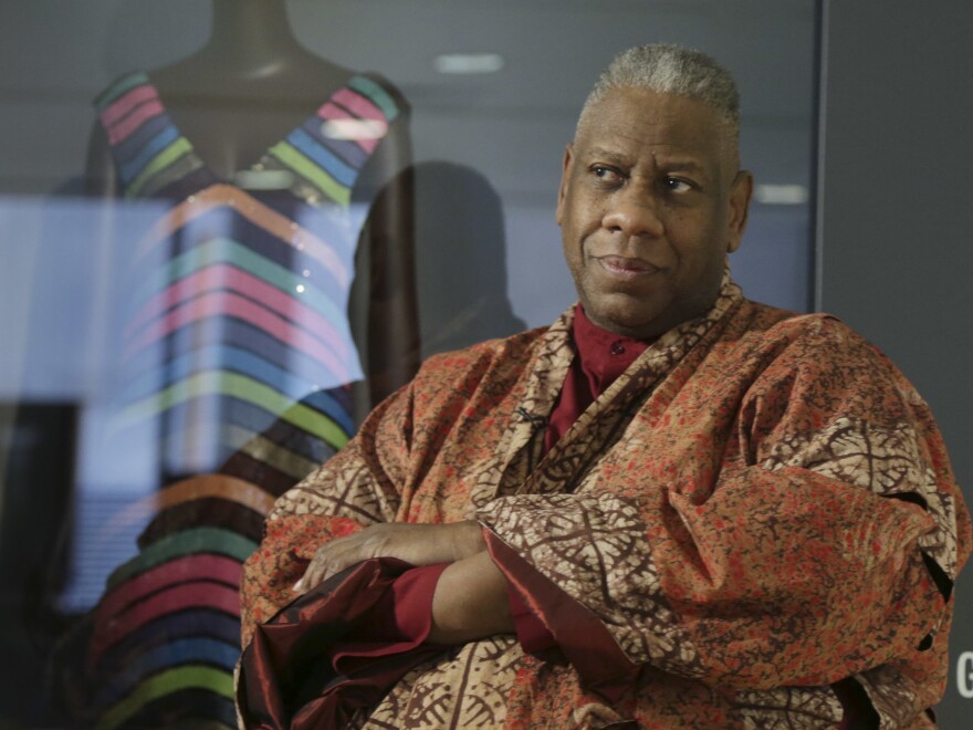 Talley is known for wearing capes and caftans: "You are ventilated. You're roomy. You're cozy, and you can just stretch. ... I will continue to wear these things for the rest of my life!"