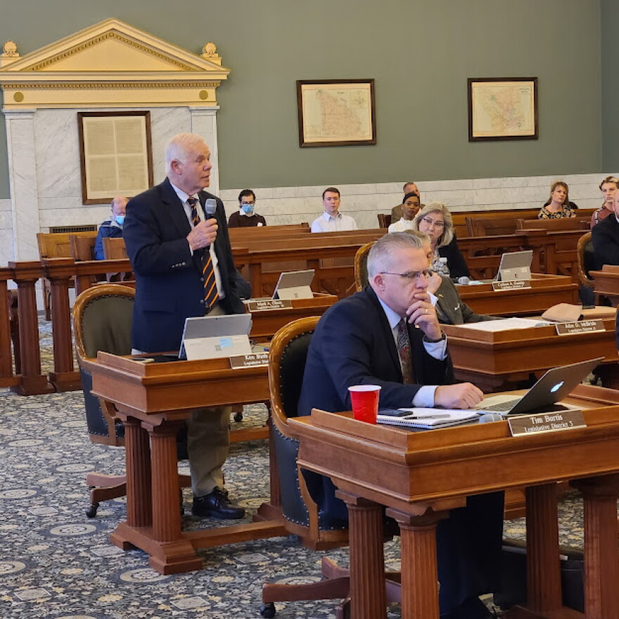 Legislator Ken Bush introduces his proposal to have the public vote on legislative terms