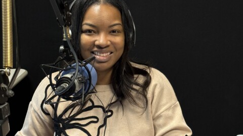 Ayesha Rascoe visited the WPSU studios on Jan. 20, 2026, before her talk at Penn State as a part of the Schreyer Honors College's 'Dilemmas of Democracy' series. 