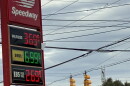 A gas station in Indianapolis advertises diesel at $6.99 a gallon on Wednesday, Sept. 30, 2026. Diesel hit a record high price in September.
