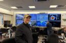 Hawaiʻi County Mayor Kimo Alameda at the Hawaiʻi County Civil Defense Agency’s headquarters in Hilo Bay on Saturday, Sept. 26, 2026.