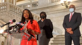 St. Louis Mayor-elect Tishaura Jones announces on April 15, 2021, she'll be appointing Dan Isom and Heather Taylor to key positions within the city's Department of Public Safety.