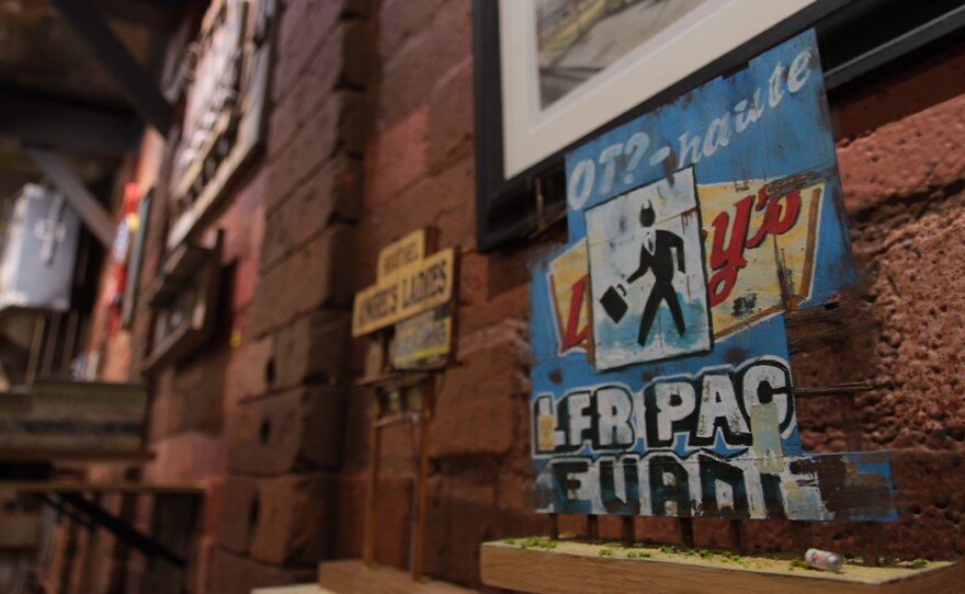 Sculptures from Ethan E. Salmon's "Structured" exhibition.