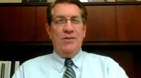 Terre Haute Mayor Duke Bennett on the Zoom interview Tuesday morning.