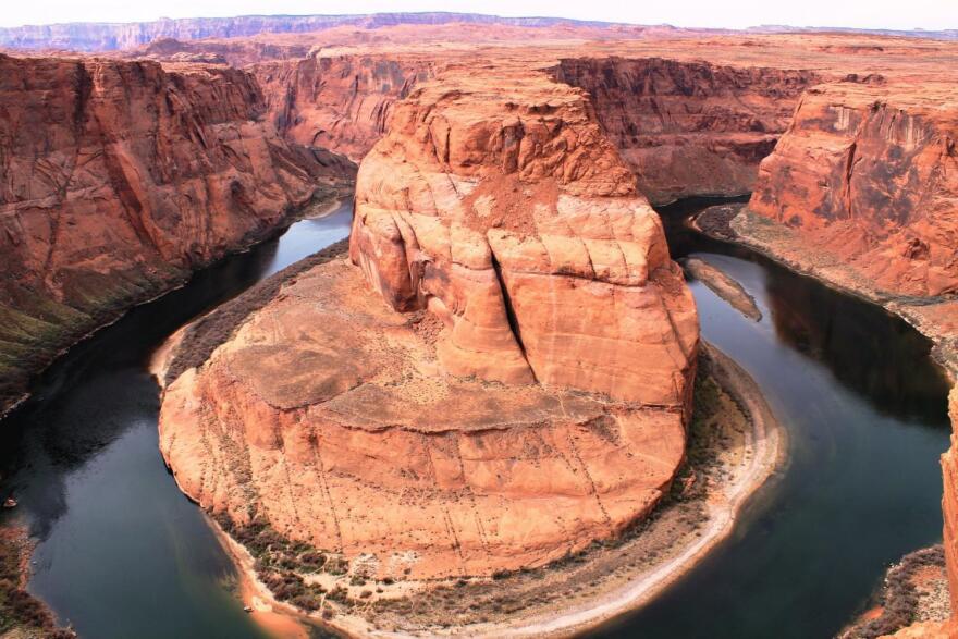 Horseshoe Bend on the Colorado River in Glen Canyon National Recreation Area