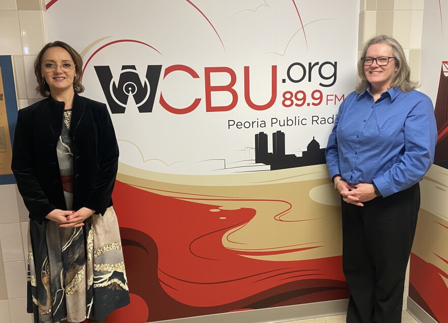 Elena Gabor (left) and Angela Weck