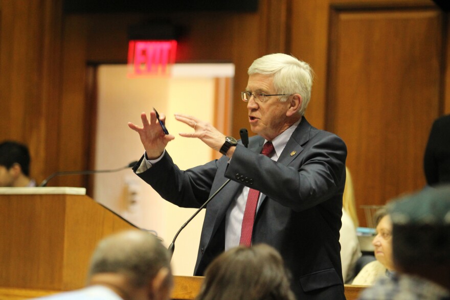 Rep. Ed DeLaney (D-Indianapolis) isn't thrilled with some of the changes to a bill that expands the state's "Stand Your Ground" law.