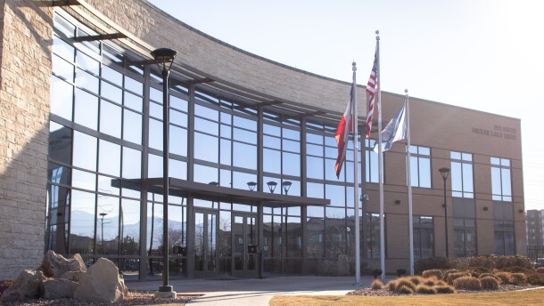 The federal office building that houses Salt Lake City Immigration Court in West Valley City, Feb. 2, 2026.
