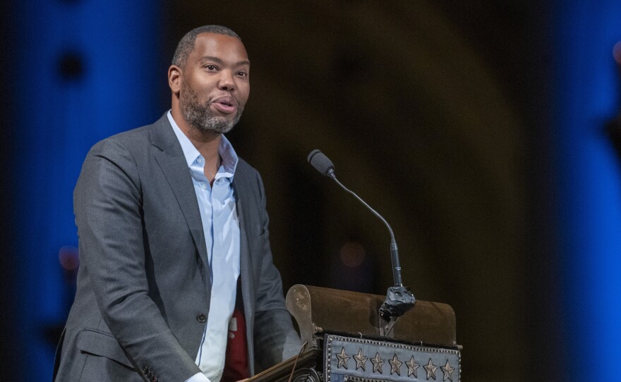 Author Ta-Nehisi Coates, seen here in 2019, will join the faculty of Howard University.