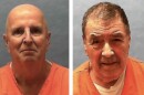 This combo from photos provided by Florida Department of Corrections shows from left, James Aren Duckett and Dominick Anthony Occhicone.