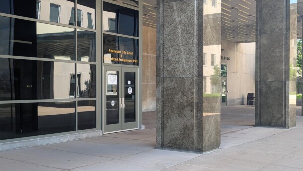 Rochester City Court in downtown Rochester, New York.