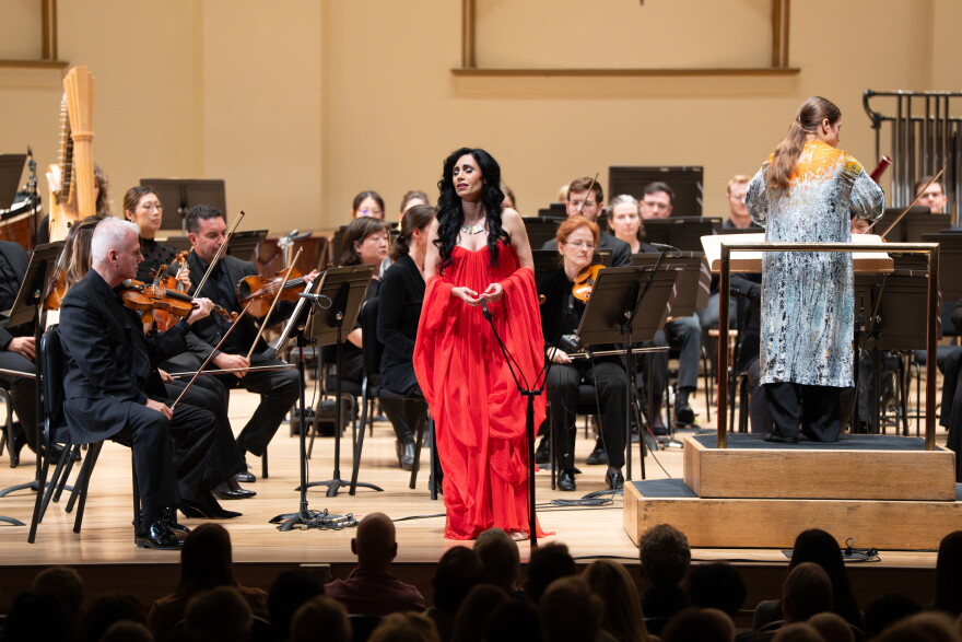 Soprano Aphrodite Patoulidou performs with the St. Louis Symphony Orchestra led by guest conductor Dalia Stasevska, October 2026