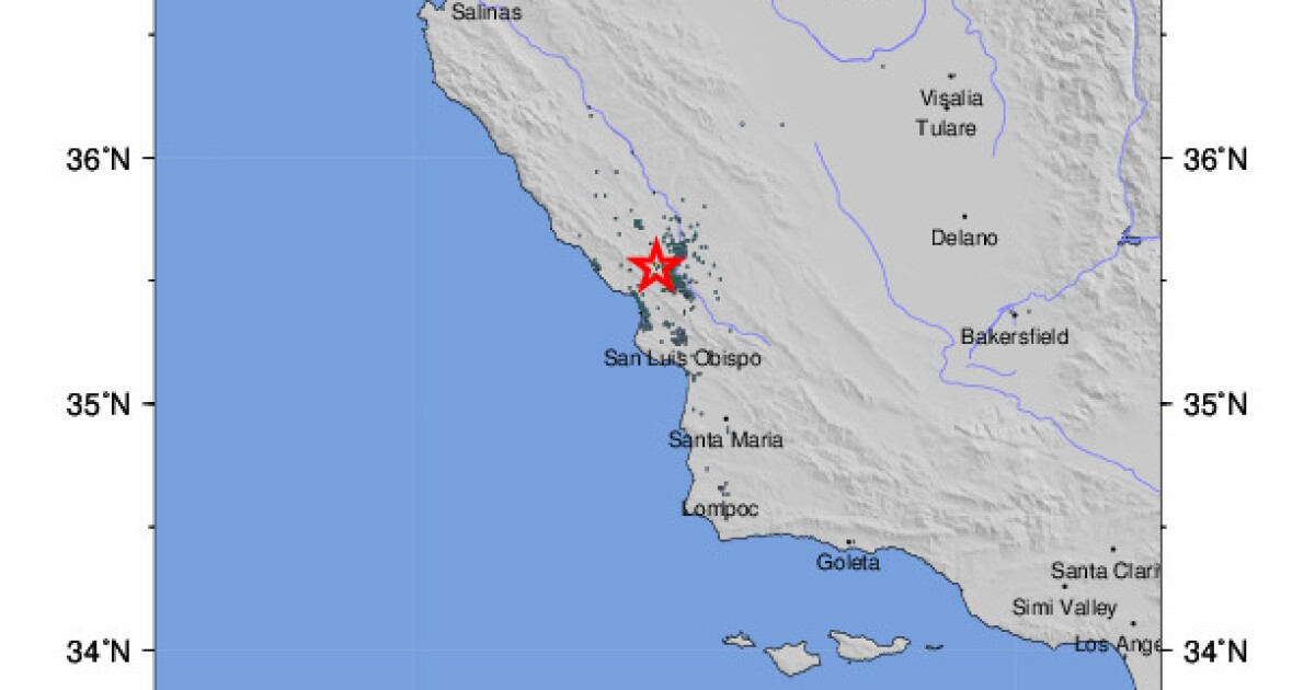 The central coast is exposed to an earthquake