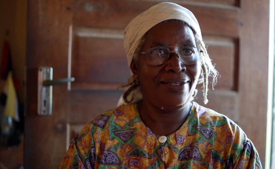 Dora, featured in the documentary film, Give Light: Stories from Indigenous Midwives